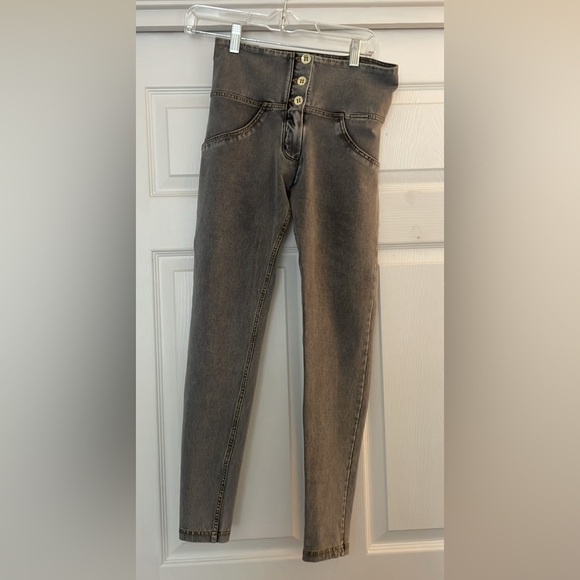 FREDDYS DENIM LEGGINGS - Picture 1 of 2